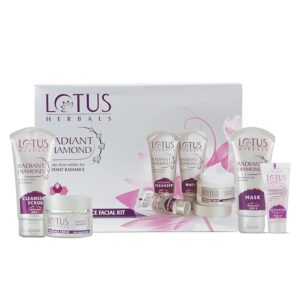 Lotus Herbals Radiant Diamond Cellular Radiance 5 In 1 Facial Kit